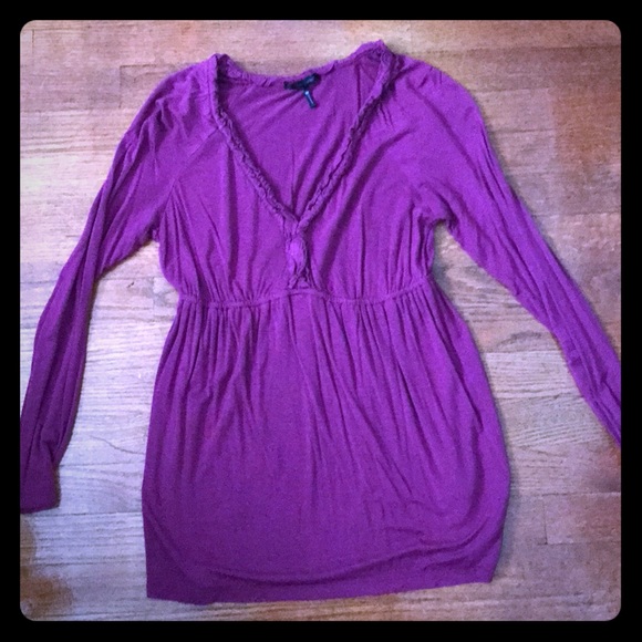 Daisy Fuentes Tops - Daisy Fuentes Raspberry Top M